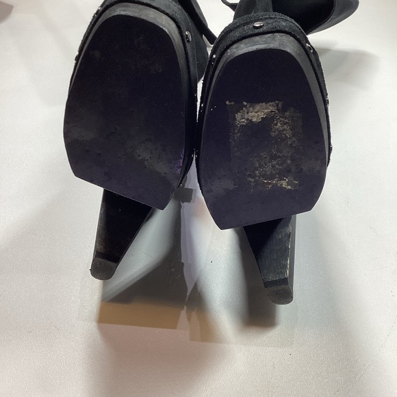 Rachel Roy Rfenkala Suede Boots Size 7 Black - Picture 13 of 14